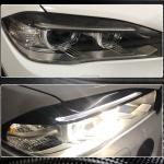 BMW X5 F15 X6 F16 2014-2019 Headlight Eyebrows Lamp Eyelids Carbon Fiber