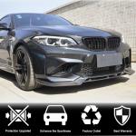BMW 2 Series F87 M2 Coupe 2016-2019 Front Bumper Lip Carbon Fiber