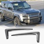 Land Rover Defender 90/110/130 2020-2023 Front Bumper Splitters Carbon Fiber