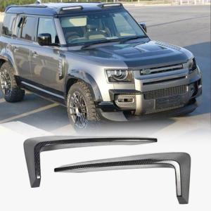 Land Rover Defender 90/110/130 2020-2023 Front Bumper Splitters Carbon Fiber