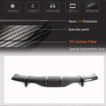 Tesla Model S Plaid 2021-2024 Rear Bumper Diffuser Lip Carbon Fiber