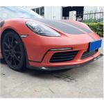 Porsche 718 Boxster Cayman 2016-2019 Front Bumper Lip Carbon Fiber