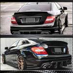 Mercedes Benz W204 C204 Coupe 2008-2014 Rear Trunk Spoiler Carbon Fiber