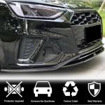 Audi S4 A4 Sline B9.5 Sedan Facelift 2020UP Front Bumper Lip Carbon Fiber