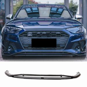 Audi S4 A4 Sline B9.5 Sedan Facelift 2020UP Front Bumper Lip Carbon Fiber