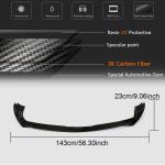 Alfa Romeo Stelvio 2017-2026 Front Bumper Lip Carbon Fiber/FRP