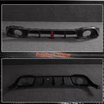 Volkswagen VW Golf 8 MK8 GTI 2021+ Rear Bumper Diffuser Carbon Fiber