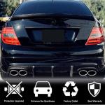 Mercedes Benz C63 W204 Pre-Facelift 2008-2011 Rear Bumper Diffuser Carbon Fiber