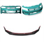 BMW 5 Series F90 M5 Sedan LCI 2021UP Front Bumper Lip Dry Carbon Fiber