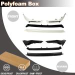 Front Lip Spoiler for Honda Civic 11th Sedan Hatch 2022-2024 White Pearl | 2022 2023 2024 Lower Chin Bumper Spoiler Splitter Protection Air Dam Body Kit