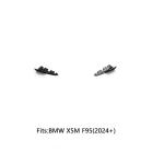 BMW X5M F95 LCI (2024+) Glossy Black ABS Rear Bumper Splitters– Direct Fit