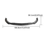 Mercedes Benz CLA45 AMG Sedan 4-Door 2020+ Front Bumper Lip Carbon Fiber
