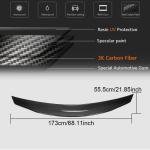 Mercedes Benz S Class W221 2008-2013 Rear Trunk Spoiler Carbon Fiber