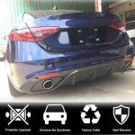 Alfa Romeo Giulia 952 Ti Sport 2015-2020 Rear Bumper Diffuser Carbon Fiber