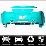 Subaru BRZ Coupe 2022-2023 Rear Bumper Diffuser Carbon Fiber
