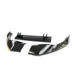 2019–2022 Audi Q8 3-Piece Gloss Black ABS Front Bumper Lip