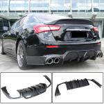 Maserati Ghibli S Q4 2014-2017 Rear Bumper Diffuser Carbon Fiber