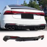 Audi S7 A7 Sline C8 Sportback 2019-2021 Carbon Fiber Rear Bumper Diffuser