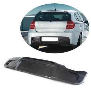 BMW 1 Seires E87 M Sport 2007-2012 Rear Bumper Diffuser Carbon Fiber