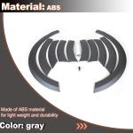 Gray Color Wheel Arch Flares for Audi Q5 Standard SUV 2009-2016 ABS Mouding Fender Cover Trims Factory Outlet (Not for Sline)