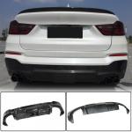 BMW X4 F26 M Sport M40i 2014-2018 Rear Bumper Diffuser Carbon Fiber