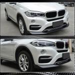 BMW X6 F16 Base 2015-2019 Front Bumper Lip Carbon Fiber/FRP
