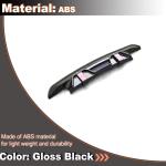 Gloss Black Rear Bumper Diffuser Lip Kit with Light Compatible with BMW X5M F95 LCI 2024-2026 ABS Lower Bumper Lip Spoiler Body Kit Factory Outlet
