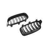 BMW 3 Series F30 F35 Sedan 4-Door 2012-2018 Front Grille Glossy Black ABS