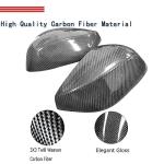 Carbon Fiber Mirror Caps for Infiniti Q50 Q50S Q60 Q70 QX30 2014-2022