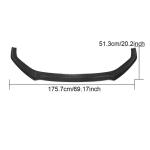 Audi S5 A5 Sline B9 2017-2020 Front Bumper Lip Carbon Fiber
