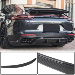 Porsche Panamera 971 Hatchback Rear Trunk Spoiler Dry Carbon Fiber 2017–2021