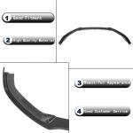 Audi A3 S Line / S3 8V.5 Sedan Carbon Fiber Front Bumper Lip 2017–2019