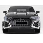 2022–2024 Audi RS3 8Y Sedan & Sportback 4-Piece Dry Carbon Fiber Front Bumper Canards