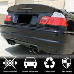 BMW 3 Series E46 M3 2000-2006 Rear Bumper Diffuser Half Carbon Fiber