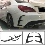 Mercedes Benz CLA Class (W117) C117 Sport CLA45 Pre-facelift 2013-2015 Rear Bumper Vents Carbon Fiber