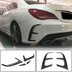 Mercedes Benz CLA Class (W117) C117 Sport CLA45 Pre-facelift 2013-2015 Rear Bumper Vents Carbon Fiber