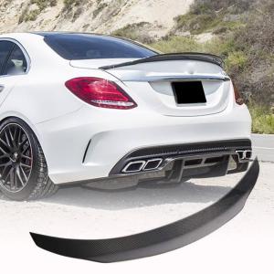 Mercedes Benz C Class W205 2015-2021 Rear Trunk Spoiler Carbon Fiber/FRP