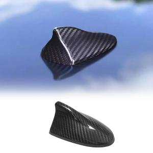 Dry Carbon Fiber Shark Fin Antenna Cover Fits for Infiniti Q50 Sedan 2014-2021 Auto Cars Antenna Accessories
