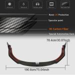 Lamborghini Huracan Performante 2017-2019 Front Bumper Lip Carbon Fiber
