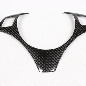 BMW 3 Series E90 Base Sedan 2005-2008 Steering Wheel Covers Carbon Fiber