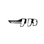 Ford Mustang Mach-E Sport Utility 4-Door 2022+ Rear taillight frame patch Dry Carbon Fiber