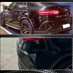 Mercedes Benz GLE Class C292 GLE400 GLE63 2015-2019 Rear Bumper Splitters Carbon Fiber