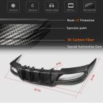 Lexus GS350 F Sport 2012-2015 Rear Bumper Diffuser Carbon Fiber