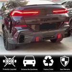 BMW X6 G06 2020-2024 Rear Bumper Diffuser Carbon Fiber
