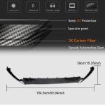 Ford Focus RS Facelift 2016-2018 Front Bumper Lip Carbon Fiber