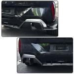 Carbon Pattern Rear Bumper Diffuser Compatible with BMW X3 G45 G48 M Sport 2025 2026 ABS Lower Bumper Lip Spoiler Body Kit Factory Outlet