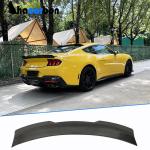 For Ford Mustang Dark Horse Coupe 2-Door 2024 Rear Trunk Spoiler Carbon Fiber