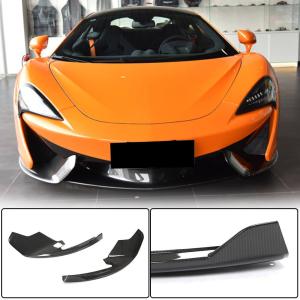 McLaren 570GT 570S 2015-2021 Front Bumper Splitters Dry Carbon Fiber