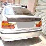 BMW 3 Series E46 M3 Sedan 1999-2005 Rear Trunk Spoiler Carbon Fiber