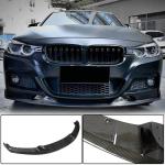BMW 3 Series F30 M Sport 2012-2018 Front Bumper Lip Carbon Fiber